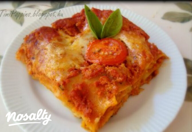 Bolognai lasagne Timi Poppinstól
